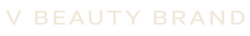 Text 'V Beauty Brand' on a white background